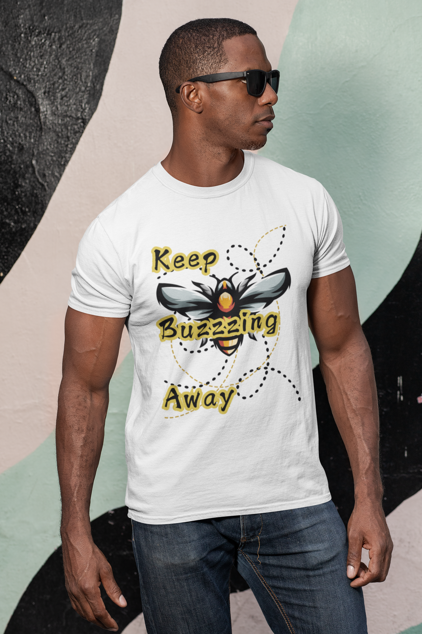 Keep Buzzing Away- Unisex Premium t-shirt